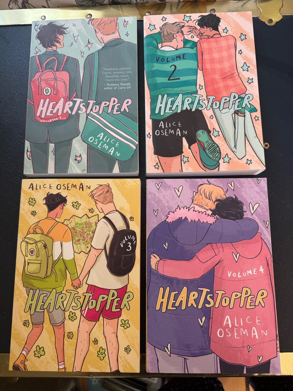 Heartstopper 4 book set by Alice Oseman